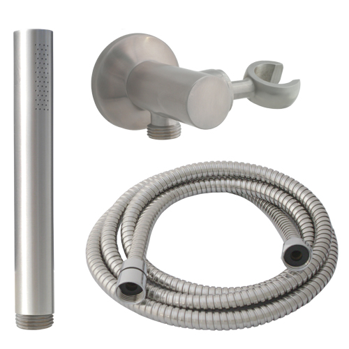 Platinum Hand Held Shower & Bracket Stainless Steel Ewing Industries